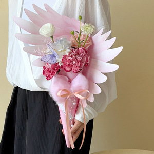 Feather Angel Wings Kraft Flower Wrapping Paper Bouquet Decorative <strong>Background</strong> Wholesale - Product Image 2