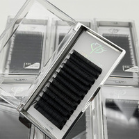 Extensions de cils en faux vison cachemire classiques, éventail complet, épaisseur 0.15 0.20