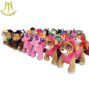 Hansel lopen dier rit op speelgoed pluche gemotoriseerde dieren gevulde elektrische dier rit - Product Image 6