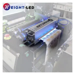 Sistem penyembuhan LED UV intensitas kualitas tinggi untuk pengering tinta UV tekanan Flexo lampu pengering LED