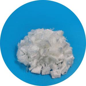 Fibra de Viscosa Blanca Corta de 1.5D y 10MM Económica para Concreto - Product Image 1