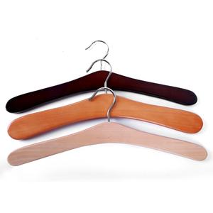 LM4501A One Piece Wooden Special Shape <strong>Short</strong> Hangers for <strong>Clothes</strong> - Product Image 1