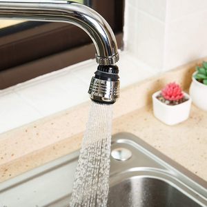 Grifo de Cocina de Acero Inoxidable con Monomando y Ajuste de 360 Grados, Tubo de Extensión con Rociador Extraíble, Boquilla Ahorradora de Agua con Filtro - Product Image 6