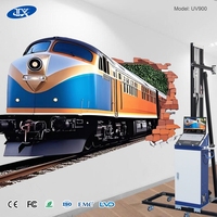 Imprimante d'art mural vertical |   Portable 5 ㎡ Machine à peinture murale UV pour la décoration intérieure et extérieure de la maison