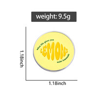 Spedizione Diretta di Badge Rotondi Personalizzati Stampati, Spille Personalizzate con Cartoni Animati, Citazioni Ispiratrici, Figure di Animali e Piante