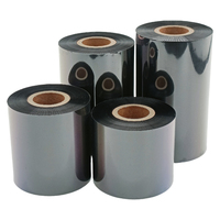 Pita Printer Transfer Termal Resin Hitam Kompatibel dengan Factory 90mm*300m 1 Inch Core Ink Out