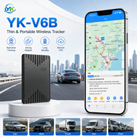 Dispositivo de Rastreo GPS Inalámbrico 4G GSM Global, Delgado, Portátil, con Imán Potente, Resistente al Agua, Rastreo en Tiempo Real, Localizador de Vehículos, Autos, Taxis y Vehículos Eléctricos