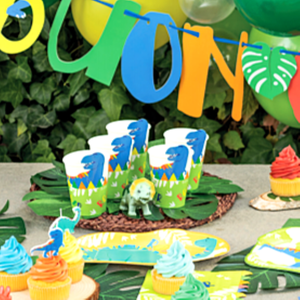 Diseño único, 8 Uds., vasos de papel de dinosaurio, 9 OZ, vasos de bebida desechables de cumpleaños para niños, fiesta temática de dinosaurio, fiesta de bienvenida al bebé - Product Image 5