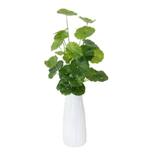 Chất Lượng Cao Giả Lụa Nhà Máy Lá Sen Nhân Tạo Bonsai Tán Lá Cho Trang Trí Sân Vườn - Product Image 3