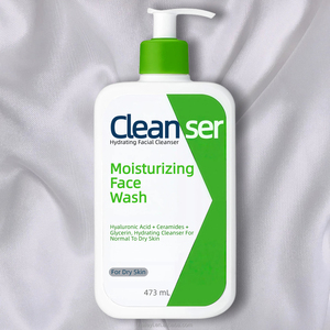 Nettoyant visage hydratant doux 473 ml avec <span class=keywords><strong>acide</strong></span> hyaluronique <span class=keywords><strong>et</strong></span> céramide, non desséchant, équilibrant l'hydratation, pour peaux sensibles - Product Image 1