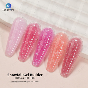 Nhiệt thấp tự san lấp mặt bằng độ cứng long lanh Nail mở rộng lâu dài Hema miễn phí Builder Nail Gel TPO miễn phí tuyết rơi Gel Builder - Product Image 3