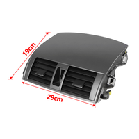 Panel de Ventilación de Aire Acondicionado Central para Toyota Corolla 2008 2009 2010 2011 2012 2013, Código OE: 55663-02060 55670-02160