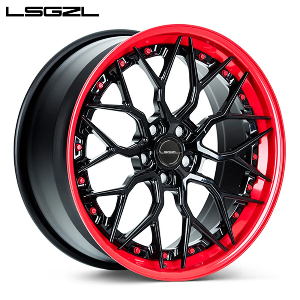 LSGZL Alloy Wheel Car Tyre Rim 20 22 24 26 Inch wheels 5X130 5x114.3 5x120 rims 6X139.7 for brabus g63 alloy wheels