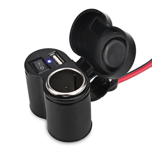 Ziyan 2 Prese Accendisigari Universali Per Auto - 12V, 15A, 180W - Cavo 30cm - Facili Da Installare