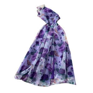 Elegante <span class=keywords><strong>Abito</strong></span> Midi Casual Monospalla con <span class=keywords><strong>Spacco</strong></span> per Donna, Vestito in Rete Stampato 3D Stile Impero Viola <span class=keywords><strong>Rosso</strong></span> - Product Image 5