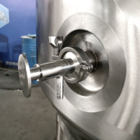 Cuve de Fermentation Conique Personnalisable de Haute Qualité 1000L en Acier Inoxydable 304 de Qualité Alimentaire, Fermenteur Pressurisé pour Brasserie