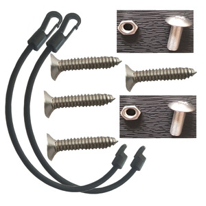 Cordón elástico de goma YDTLSGG50 con gancho y tornillo de fijación para fijar equipo de camping y canoas - Product Image 5