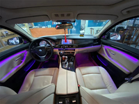 Kit d'éclairage ambiant pour voiture à LED F10 9 couleurs, accessoires automobiles, éclairage ambiant de porte intérieure pour BMW Série 5 F10 F11 F18 2010-2017