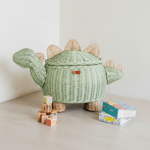 Nouveau produit panier de rangement en rotin dinosaure en gros paniers et boîtes en rotin pour enfants faits à la main au Viet Nam - Product Image 1