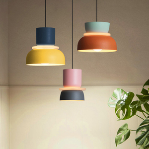 <span class=keywords><strong>Lampadario</strong></span> a Sospensione LED Moderno in Acrilico Stile Macaron <span class=keywords><strong>Arancione</strong></span> e Bianco per Soggiorno/Studio/Camera da Letto Sala da Pranzo Illuminazione Decorativa - Product Image 3