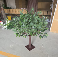 Hochzeit 3ft 4ft 5ft Künstlicher Grünpflanzenbaum Tischdeko Mittelstück Blumen Großhandel Tisch-Grünpflanzenbaum-Dekoration