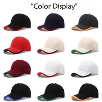 Topi Baseball 100% Katun dengan Logo Custom OEM, Laris Manis, Berkualitas Tinggi, Trendi, Bernapas, Tahan Air, dan Dapat Disesuaikan