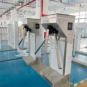 Tourniquet d'entrée d'événement portable à mécanisme, à pièces, à trois pieds, avec lecteur de billets - Product Image 3