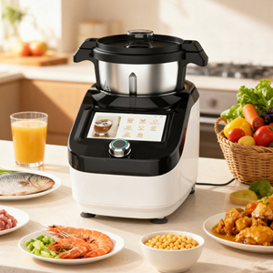 Robot de cuisine intelligent connecté au Wi-Fi, thermomixeur pour aliments ménagers, gâteaux, pain, pâte, hachoir à viande, vente en gros, KM02002 - Product Image 1