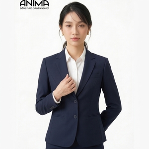 Costume ANIMA pour femme, coupe classique contemporaine, résistant aux taches, haute élasticité, tenues décontractées élégantes, commande en gros, usine - Product Image 1