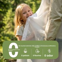 Imperméable de randonnée portable à capuche en EVA pour garçons et adultes, épaissi, imperméable, une pièce, avec visière, pour usage extérieur