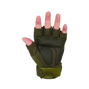 Top Qualité Gants Tactiques Dur Knuckle Sans Doigts Demi Doigt En Plein Air Vélo Moto Personnaliser Logo En Gros - Product Image 5