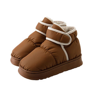 Botas de Nieve Cálidas Casuales para Mujer al por Mayor, Nuevas Botas de Nieve Sencillas, Impermeables, de Felpa, Cómodas para Caminar en Otoño e Invierno - Product Image 3