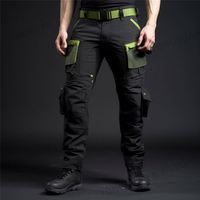 Vêtements pour hommes de grande taille, pantalons pour hommes, vêtements de travail à usage intensif, poches de combat, genouillère cargo, pantalons de sauvetage