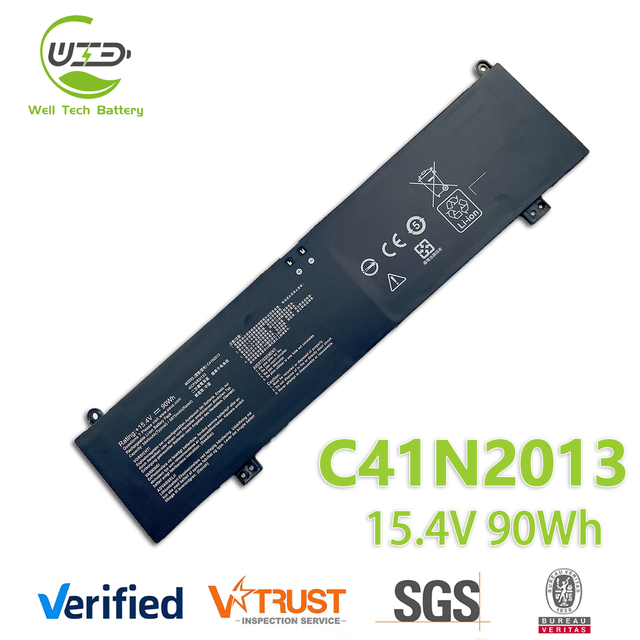 C41N2013 C41N2013-1 Laptop Battery for Asus ROG Strix G15 G513QY G17 G713IM Zephyrus G15 GA503QR GX703HM TUF FX507 Notebook