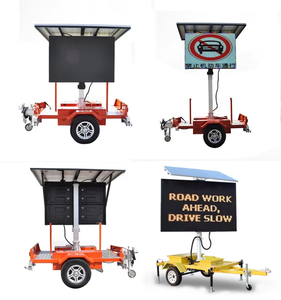 Solar Powered Trailer VMS Mobile LED Variable <b>Message</b> Sign Waterproof Auto Dimming <b>Board</b> - Product Image 3