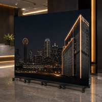 Écran LED pliable 4K COB GOB à micro-pixels, affichage numérique sans soudure pour boutique de luxe et exposition