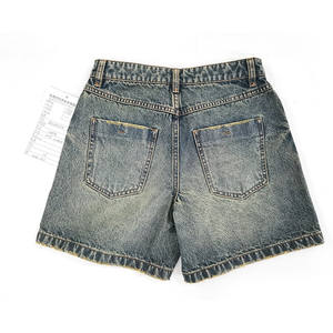 Pantalones cortos de moda informales de cintura media de estilo retro nuevo de verano al por mayor de China - Product Image 2