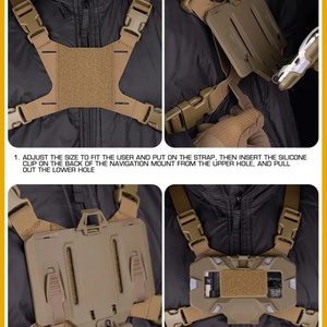 Soporte de Navegación para Teléfono Móvil Táctico, Correa de Fijación para Soporte de Navegación Plegable - Product Image 4