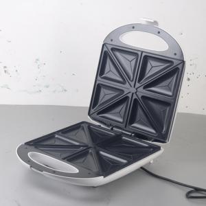 Machine à sandwich pour petit-déjeuner à 4 tranches, best-seller, plaque fixe personnalisée, noire, OEM, plaque électrique plate automatique, usage domestique et extérieur, 1400W - Product Image 4