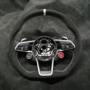 Volante Sportivo in Fibra di Carbonio Alcantara Personalizzato per Audi <span class=keywords><strong>A3</strong></span> A4 A5 A6 A7 A8 B8 B9 C7 C8 C9, Vendita all'Ingrosso dalla Fabbrica YLD - Product Image 1