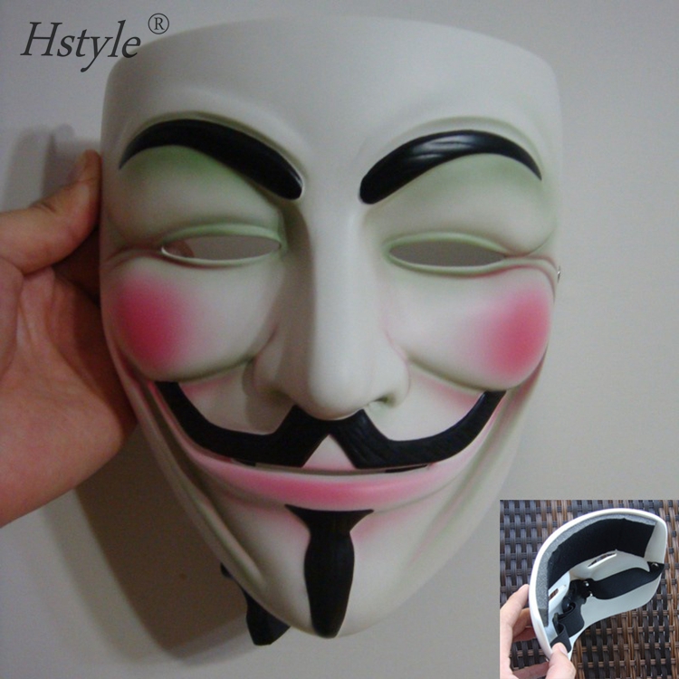 GUY FAWKES商品 New Silver 1-10 Guy Fawkes Anonymous Face Masks Hacker