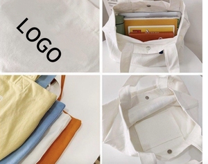 Sac fourre-tout pour femme de grande capacité, sac à main en toile solide sous le bras avec logo personnalisé, polyvalent pour le travail, les étudiants, les cours - Product Image 4