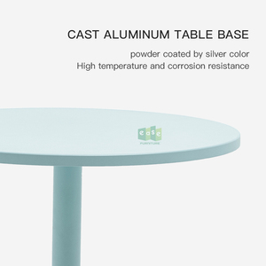 (E9968) ngoài trời nhôm đúc chân tròn bàn ăn đồ nội thất nhà hàng - Product Image 5