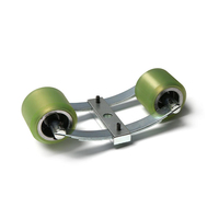 Rouleau de pression 60x55mm 6202 pour pièces de rechange d'ascenseur, roue motrice double en acier