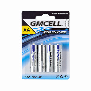 Gmcell แบตเตอรี่หลัก1.5V UM3 R6p แบตเตอรี่ AA แบตเตอรี่คาร์บอนสังกะสีแบบทนทานเป็นพิเศษ - Product Image 2