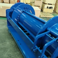Nouveau modèle de treuil hydraulique à double tambour de 12 tonnes pour l'équipement de levage des dragueurs