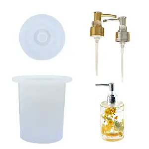 Pump Bottle Resin Mold for DIY Pen Holder Lotion Soap Shampoo Dispenser