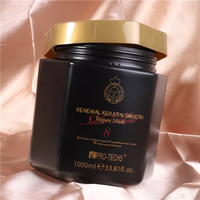 Masque de réparation en profondeur pour cheveux, collagène, protéine, traitement brésilien à la kératine, hydratation des cheveux, marque privée, kératine