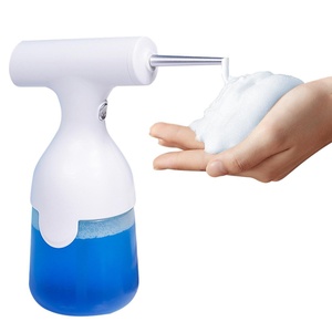Rechargeable Smart Electric Foam Soap Dispenser 11.8oz/350ml Adjustable Nozzle Wall <b>Mount</b> Refillable Foaming Soap Bottle - Product Image 1