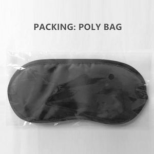Black Cover Nose <b>Pad</b> and Elastic Straps Lightweight Blindfold Sleep <b>Eye</b> Mask for Travel - Product Image 4